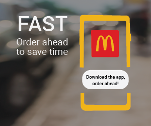 McDonald's 300x250 banner