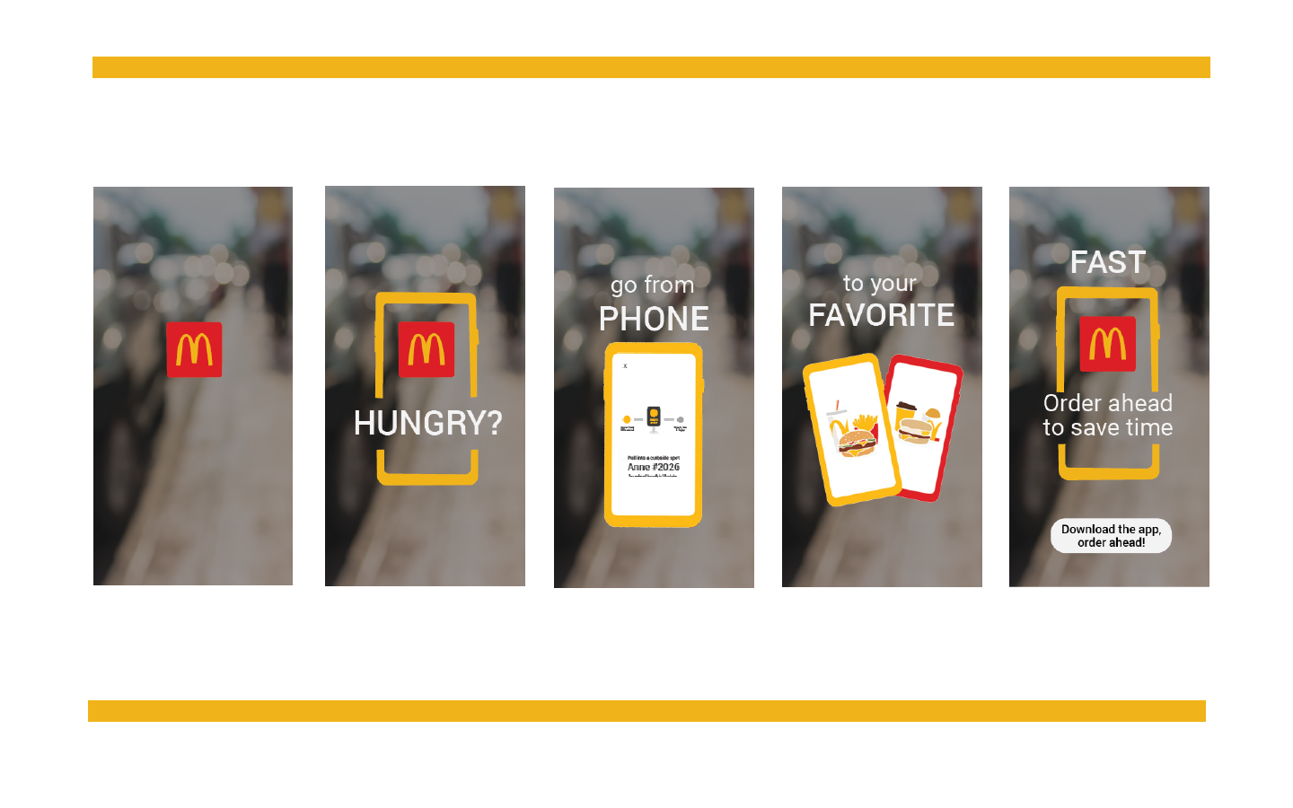 Visual production work — banners, motion, print, UI